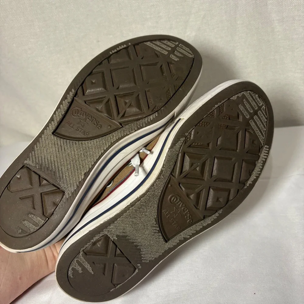 Converse Chuck Taylor All Star High Top Brown Canvas Sneakers Grunge Shoes - Picture 11 of 11
